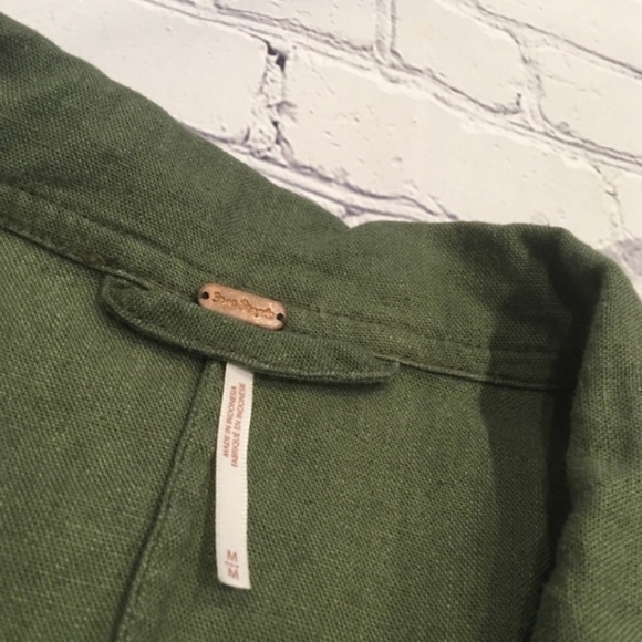 Free People Green Blazer - Picture 9 of 9